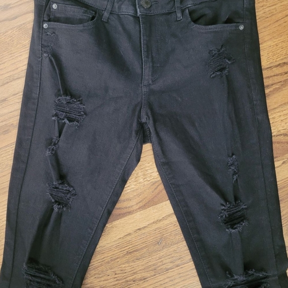 Garage black distressed jegging - Picture 2 of 5